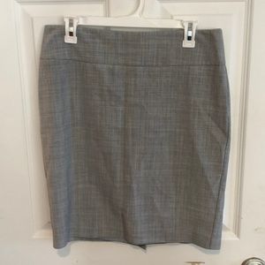 Light grey pencil skirt